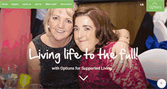 Desktop Screenshot of optionsforsupportedliving.org