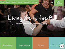 Tablet Screenshot of optionsforsupportedliving.org